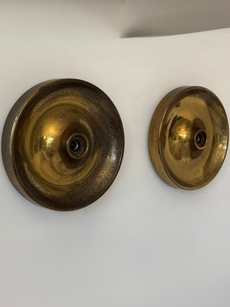 Set_of_2_Italian_Patinated_Brass_Disc_Wall_Sconces,_1970s