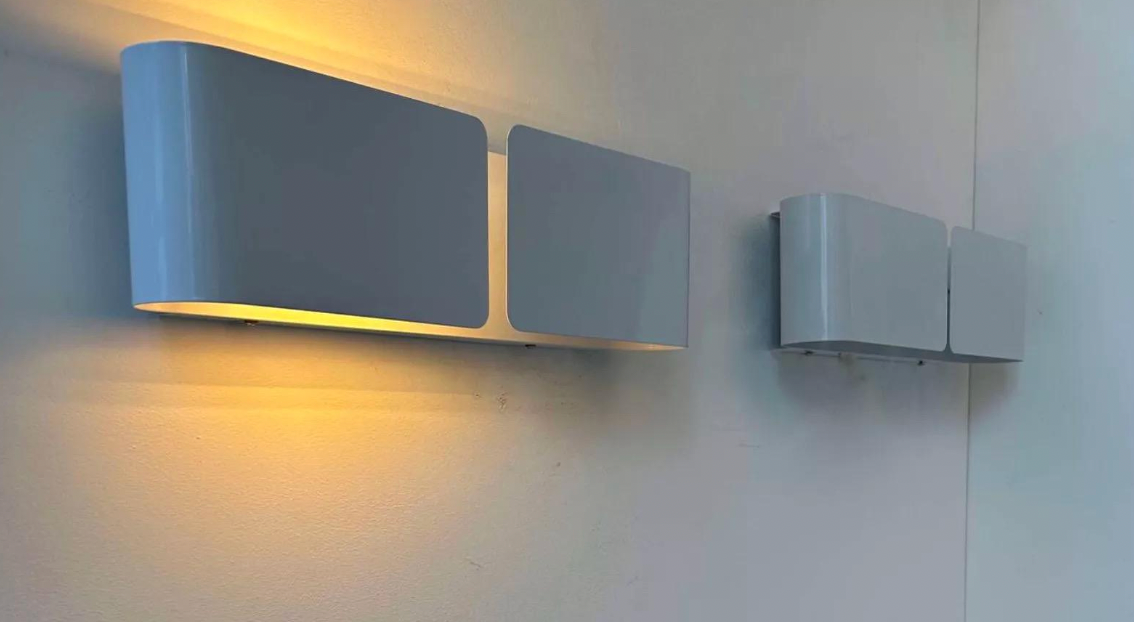 Set_of_2_French_Curved_White_Metal_Wall_Sconces,_1980s