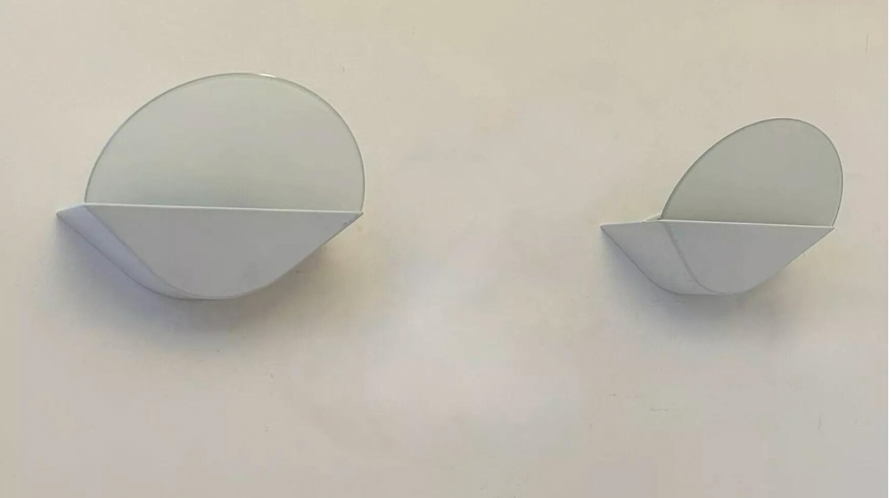 Set_of_2_White_Lacquered_Metal_and_Sandblasted_Glass_Wall_Sconces