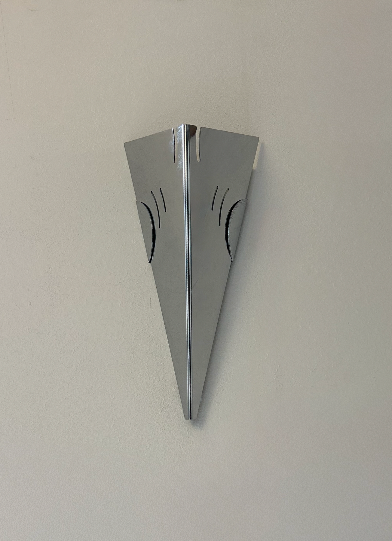 Set_of_2_French_Chrome_Geometric_Wall_Sconces,_1980s