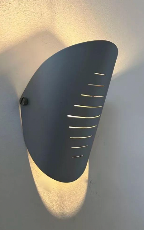 Set_of_2_French_Adjustable_Ribbed_Metal_Up_and_Down_Wall_Sconces,_1980s