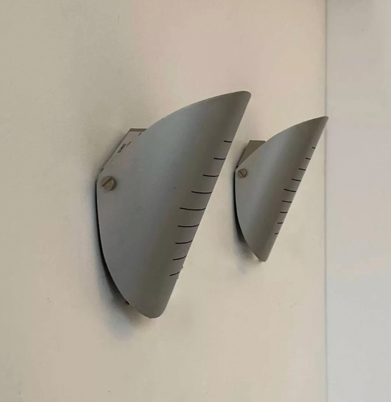 Set_of_2_French_Adjustable_Ribbed_Metal_Up_and_Down_Wall_Sconces,_1980s