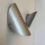 Set_of_2_French_Adjustable_Ribbed_Metal_Up_and_Down_Wall_Sconces,_1980s