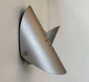 Set_of_2_French_Adjustable_Ribbed_Metal_Up_and_Down_Wall_Sconces,_1980s