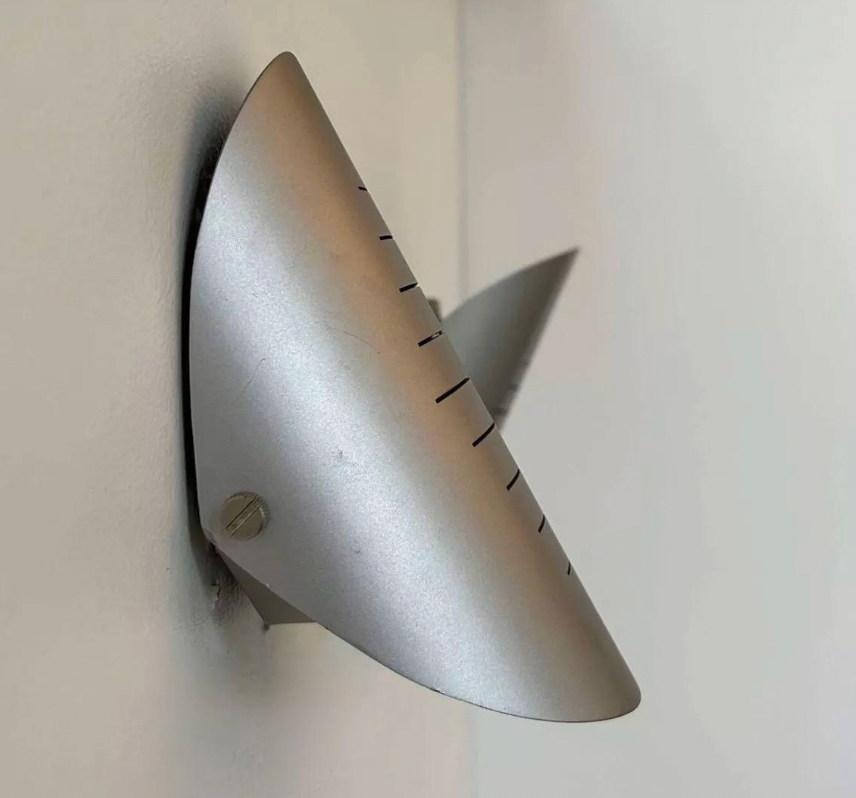 Set_of_2_French_Adjustable_Ribbed_Metal_Up_and_Down_Wall_Sconces,_1980s