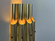 Pan_Wall_Lamp_by_Bent_Karlby_for_Lyfa_in_Brass,_Denmark_1960s