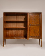 Paolo_Buffa_Italian_Highboard_in_Walnut,_Birch_Burl,_and_Green_Marble,_1950s