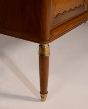 Paolo_Buffa_Italian_Highboard_in_Walnut,_Birch_Burl,_and_Green_Marble,_1950s