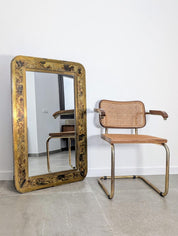 Patinated_Gilt_Brass_Mirror_1960s