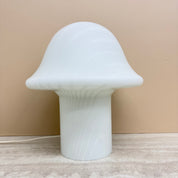 Peil_&_Putzler_Zebra_Glass_Mushroom_Table_Lamp,_Germany_1970s