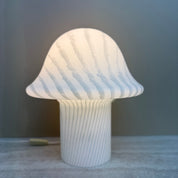 Peil_&_Putzler_Zebra_Glass_Mushroom_Table_Lamp,_Germany_1970s