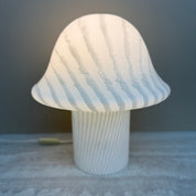 Peil_&_Putzler_Zebra_Glass_Mushroom_Table_Lamp,_Germany_1970s