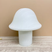 Peil_&_Putzler_Zebra_Glass_Mushroom_Table_Lamp,_Germany_1970s