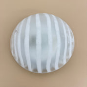Peil_&_Putzler_“Zebra”_Glass_Flush_Mount_/_Wall_Lamp,_Germany_1970s