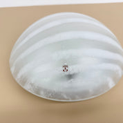Peil_&_Putzler_“Zebra”_Glass_Flush_Mount_/_Wall_Lamp,_Germany_1970s