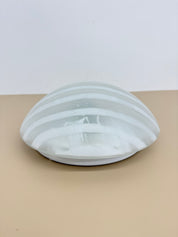 Peil_&_Putzler_“Zebra”_Glass_Flush_Mount_/_Wall_Lamp,_Germany_1970s