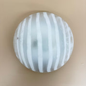 Peil_&_Putzler_“Zebra”_Glass_Flush_Mount_/_Wall_Lamp,_Germany_1970s