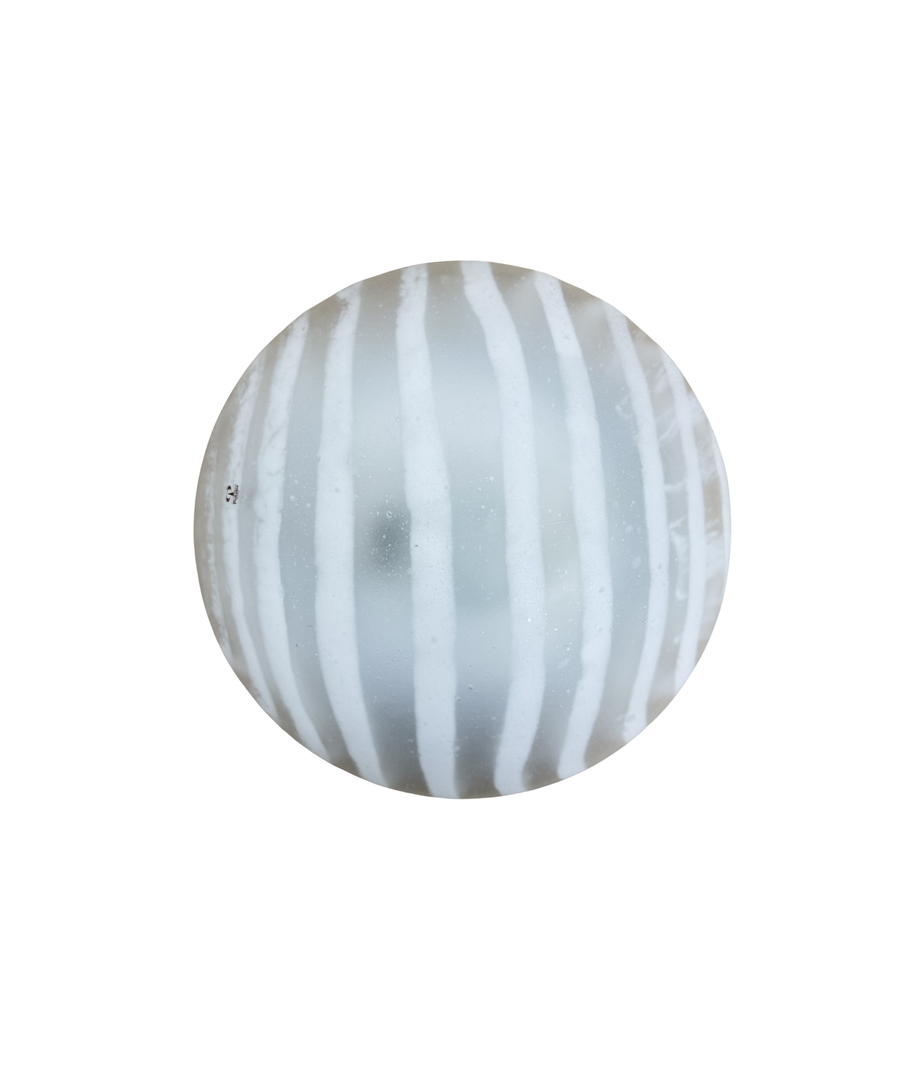 Peil_&_Putzler_“Zebra”_Glass_Flush_Mount_/_Wall_Lamp,_Germany_1970s