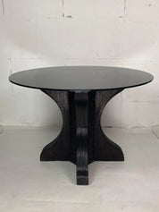 Pencil_Reed_Rattan_Dining_Table_with_Smoked_Glass_Top,_1970s,_Europe
