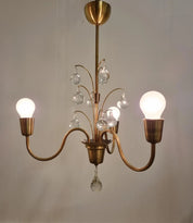 Swedish_Grace_Brass_and_Glass_Pendant_Chandelier,_Scandinavian_Mid_Century_Ceiling_Light,_1940s