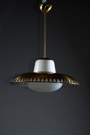 Pendant_Lamp_Lisa_Johansson-Pape_Brass_Glass_ORNO_1950s_Finland