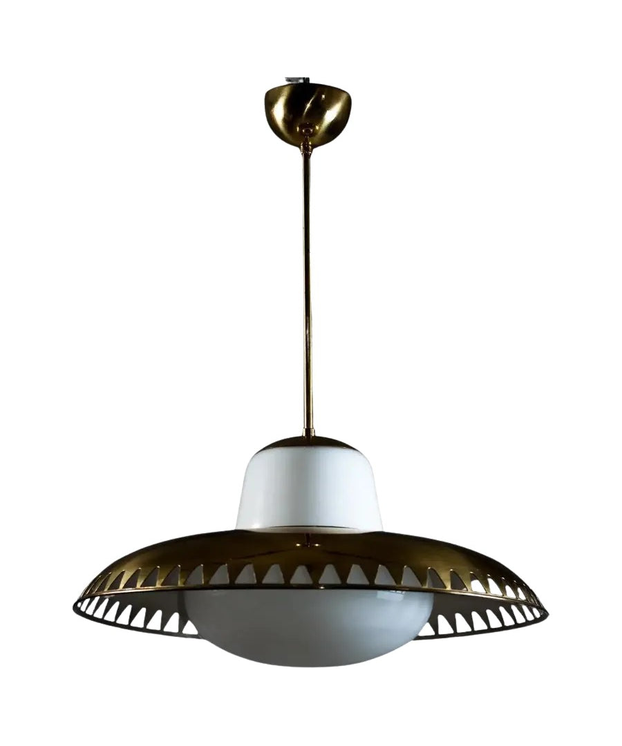 Pendant_Lamp_Lisa_Johansson-Pape_Brass_Glass_ORNO_1950s_Finland