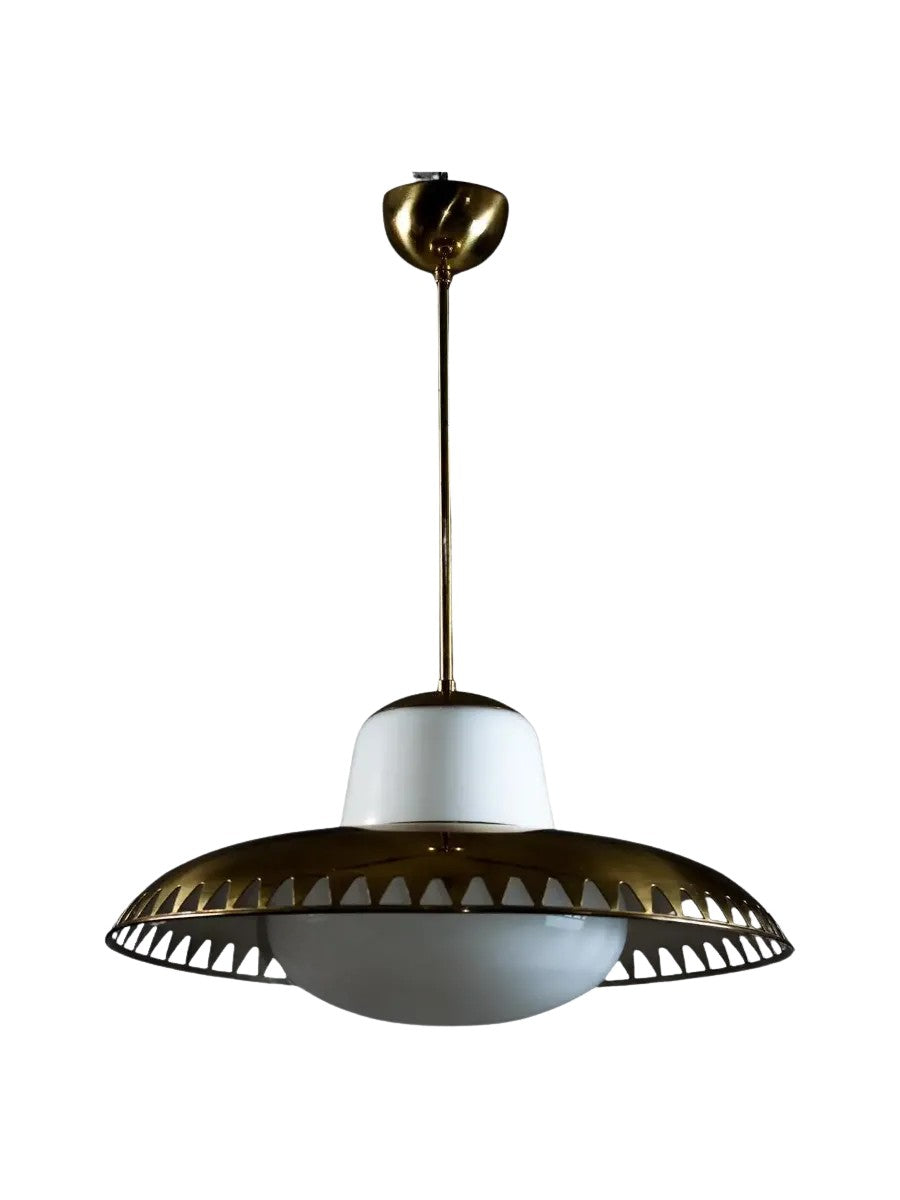 Pendant_Lamp_Lisa_Johansson-Pape_Brass_Glass_ORNO_1950s_Finland