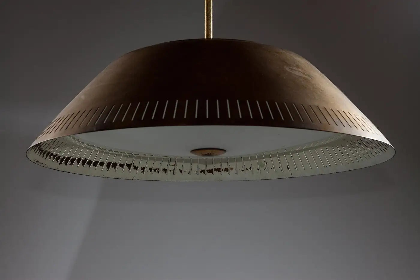 Pendant_Lamp_Lisa_Johansson-Pape_Solid_Brass_ORNO_1950s_Finland