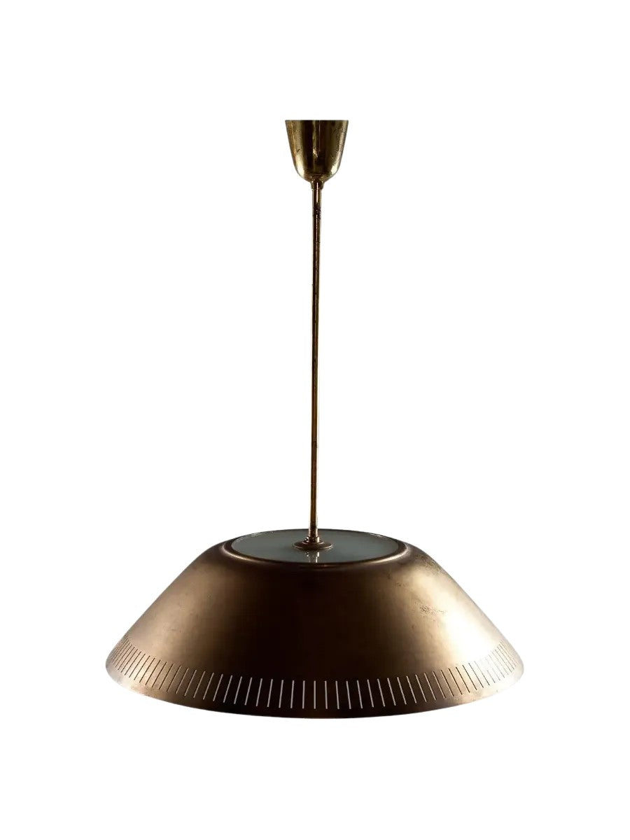 Pendant_Lamp_Lisa_Johansson-Pape_Solid_Brass_ORNO_1950s_Finland