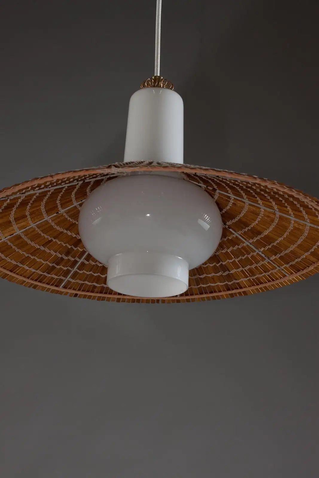 Pendant_Lamp_Paavo_Tynell_Opaline_Glass_Wood_Idman_Oy_1950s_Finland