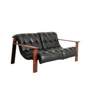 Percival_Lafer_MP-129_Two_Seater_Sofa_in_Black_Leather_and_Wood,_Brazil,_1970s