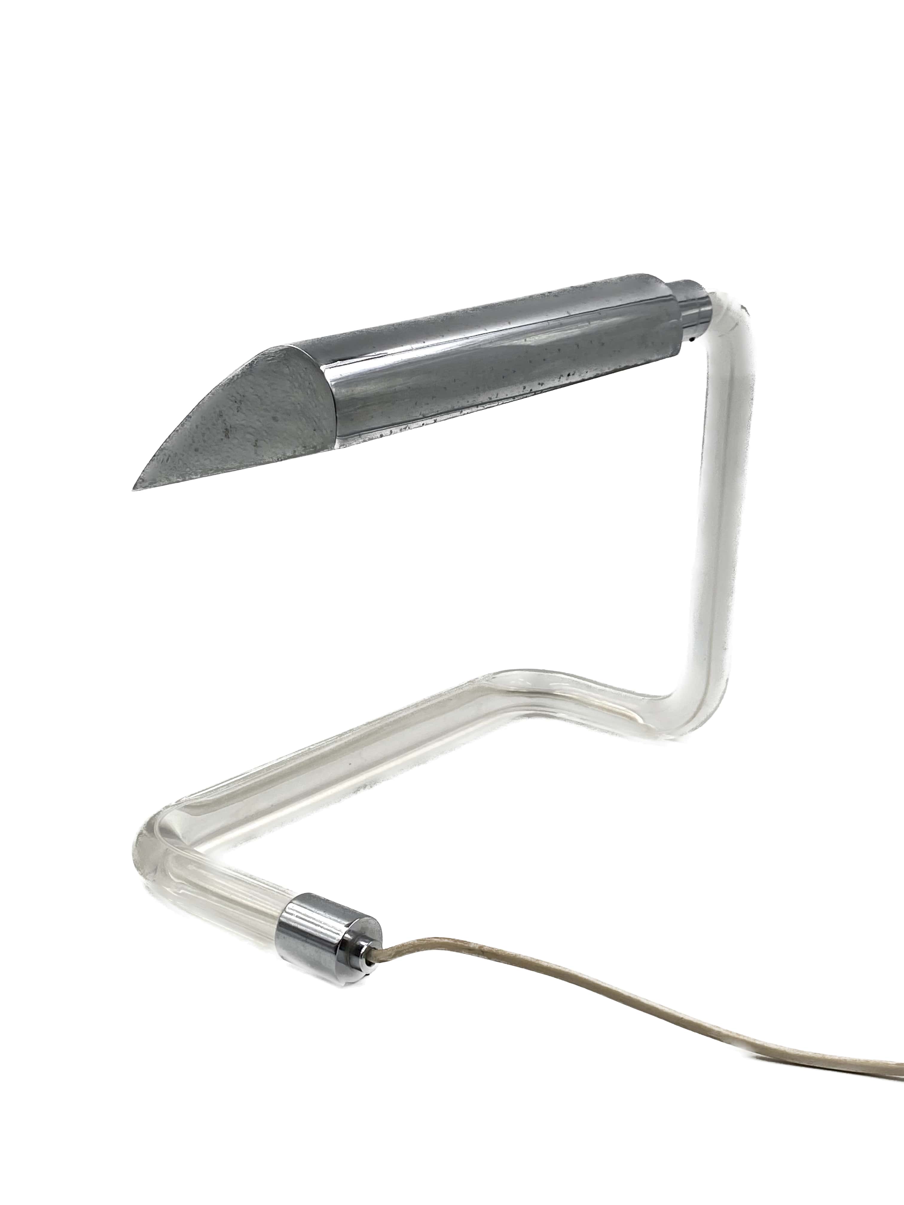 ‘Crylicord’_Modernist_Desk_Lamp_by_Peter_Hamburger_for_Knoll_International,_1960s