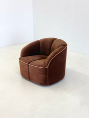 Walter_Knoll_Piccolino_Armchair_in_Brown_Velour,_1960s