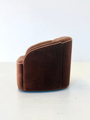 Walter_Knoll_Piccolino_Armchair_in_Brown_Velour,_1960s