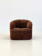 Walter_Knoll_Piccolino_Armchair_in_Brown_Velour,_1960s