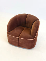Walter_Knoll_Piccolino_Armchair_in_Brown_Velour,_1960s