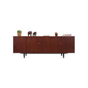 1960s_Danish_Teak_Sideboard_by_Farsø_Møbelfabrik,_Sliding_Doors,_Five_Drawers_and_Adjustable_Shelves