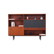 1970s_Danish_Teak_Bookcase_with_Sliding-Door_Cabinet,_Three_Drawers_and_Bar_Compartment