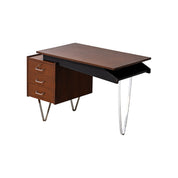 Mid-Century_Modern_Teak_Desk_with_Floating_Top,_Steel_Hairpin_Legs_and_Three_Drawers
