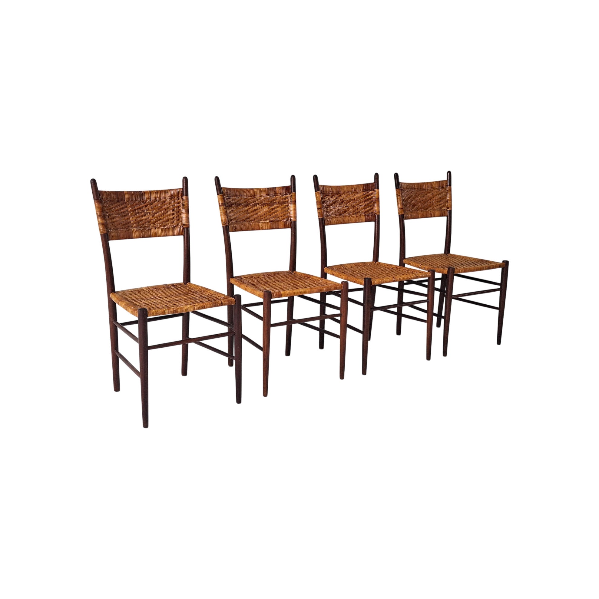 Set_of_4_Italian_Teak_Dining_Chairs_with_Cane_Seats_and_Backrests,_1960s_Mid-Century_Modern