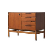 1959_Teak_Low_Sideboard_by_Pieter_De_Bruyne_for_Al_Meubel,_Belgian_Mid-Century_Modern_Design