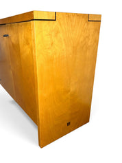 Rare_Pierre_Balmain_Cabinet_in_Birch_Wood_and_Brass,_France,_1960s–1980s