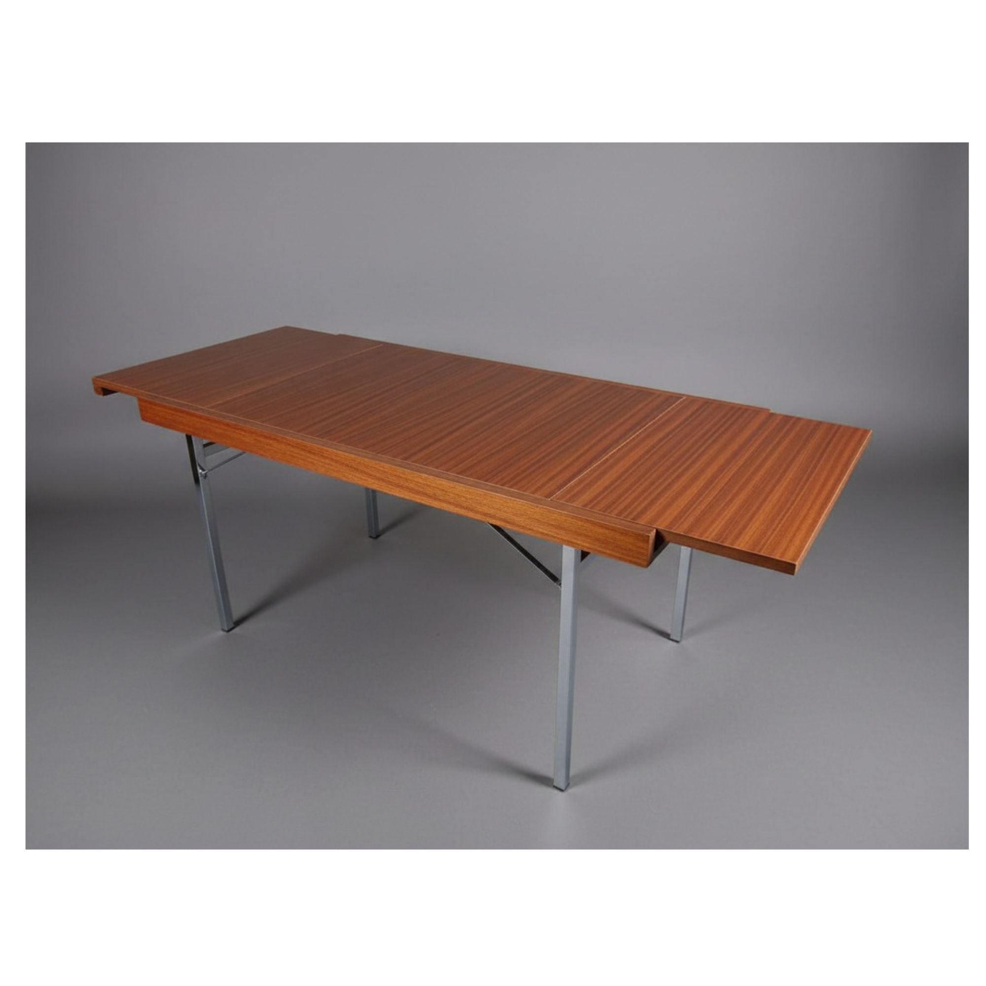 Pieter_De_Bruyne_Teak_Extendable_Dining_Table_for_AL_Meubel_/_V-Form,_1960s