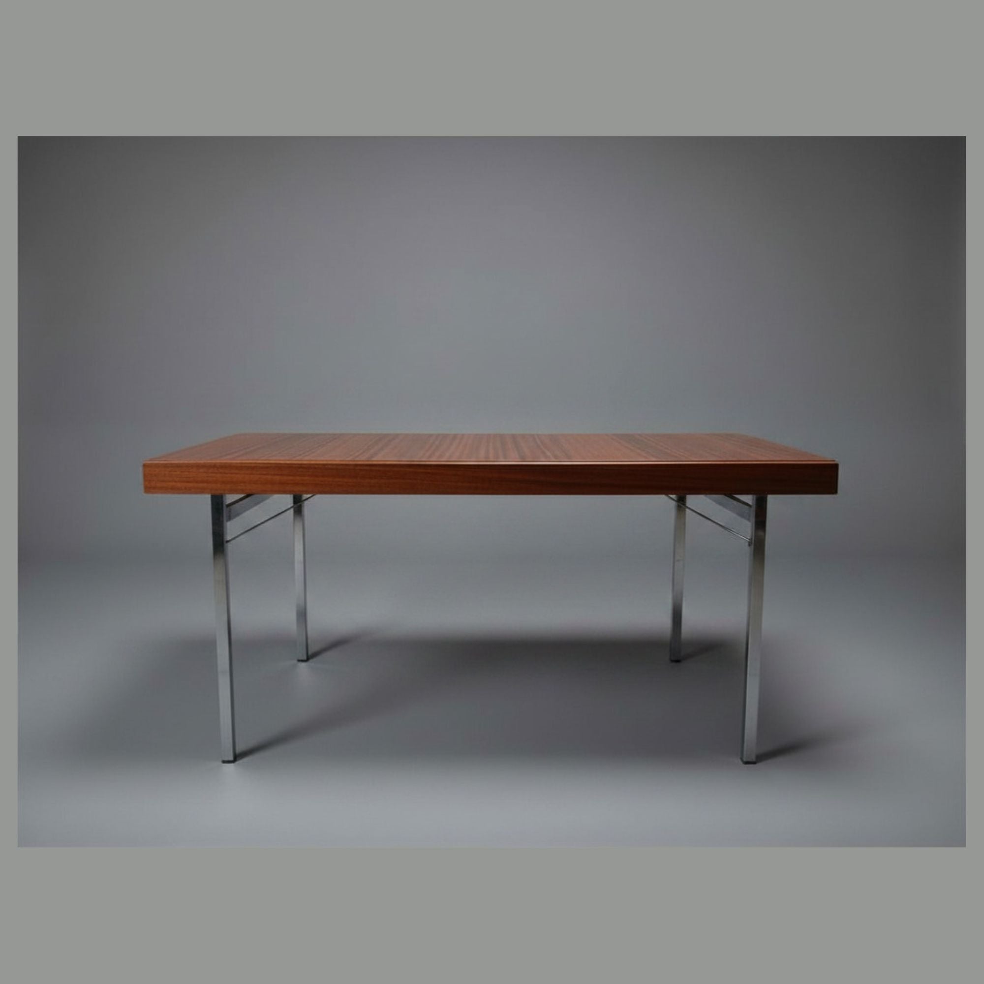 Pieter_De_Bruyne_Teak_Extendable_Dining_Table_for_AL_Meubel_/_V-Form,_1960s