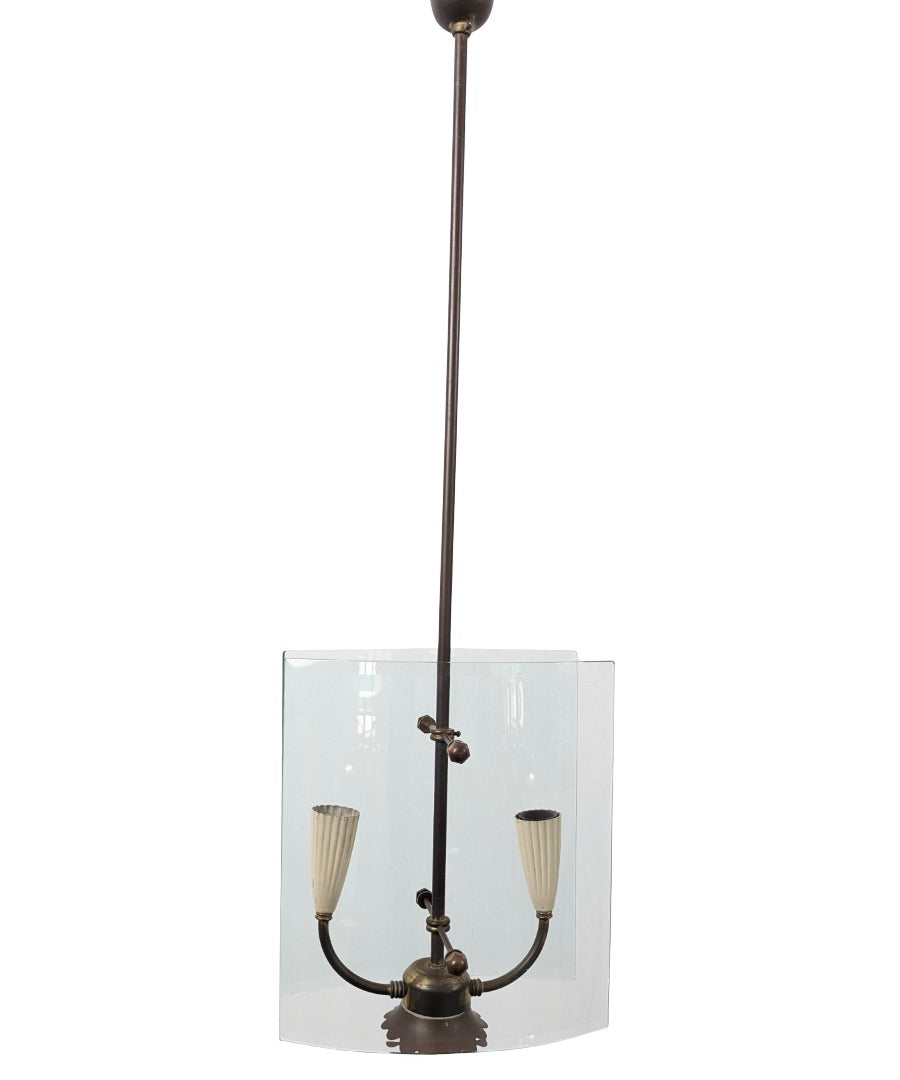Pietro_Chiesa_for_Fontana_Arte_Curved_Glass_and_Brass_Pendant_Light_1940s