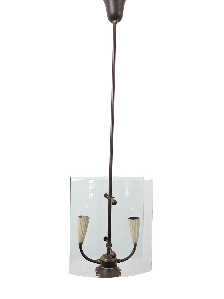 Pietro_Chiesa_for_Fontana_Arte_Curved_Glass_and_Brass_Pendant_Light_1940s