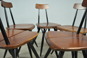 Set_of_5_PIRKKA_dining_chairs_by_Ilmari_Tapiovaara_for_Laukaan_Puu,_Finland_1950s