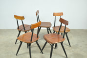 Set_of_5_PIRKKA_dining_chairs_by_Ilmari_Tapiovaara_for_Laukaan_Puu,_Finland_1950s