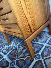 Minimalist_Pine_Sideboard,_German_Design,_1970s