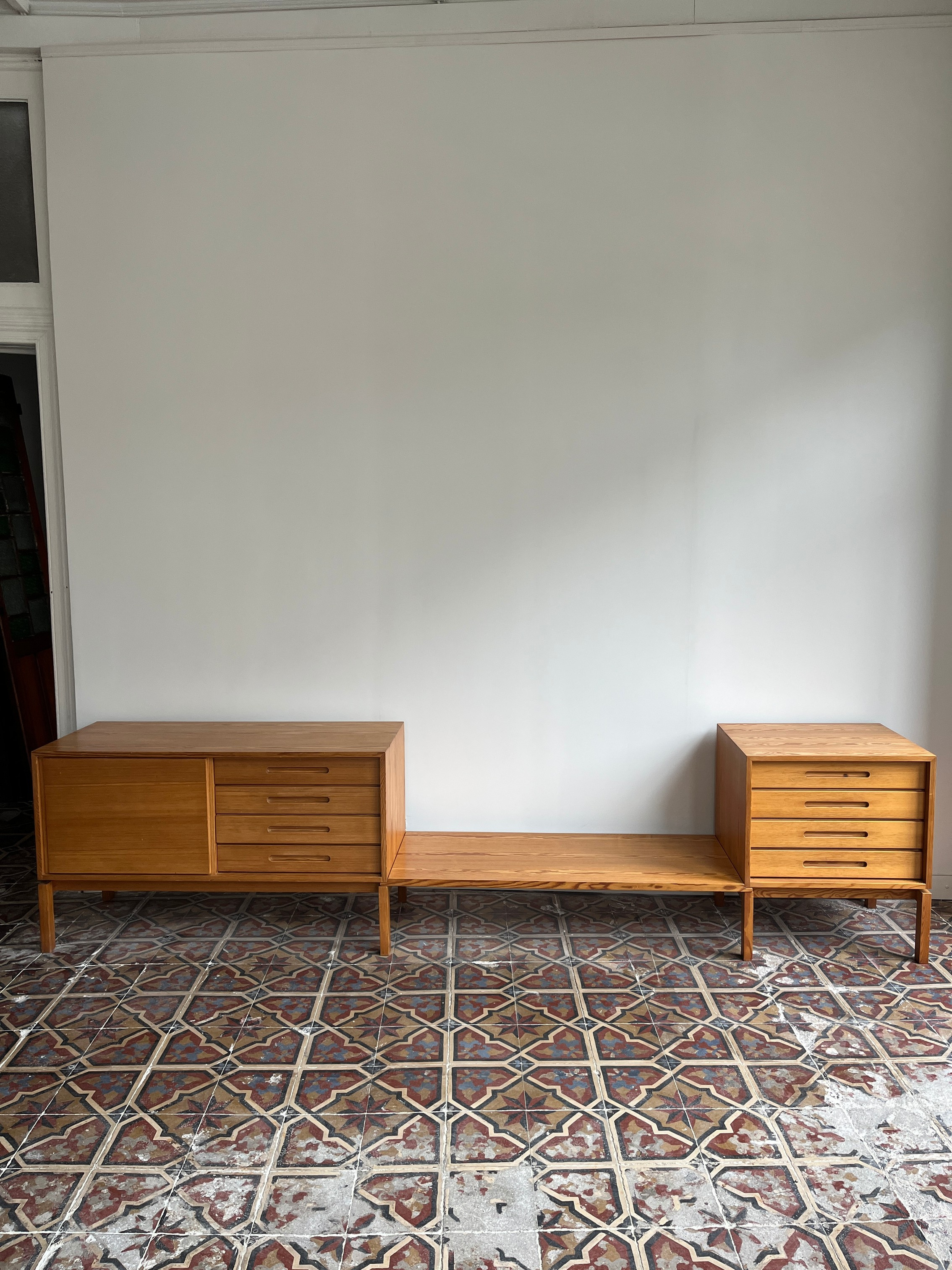 Minimalist_Pine_Sideboard,_German_Design,_1970s